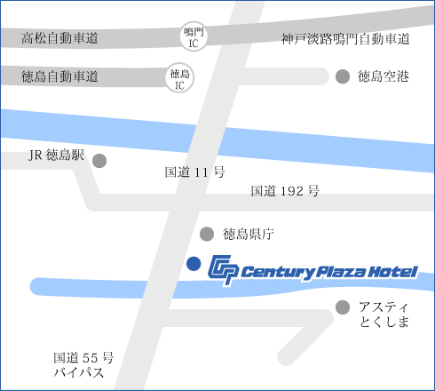 徳島阿波おどり空港からのアクセス